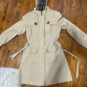 Kenneth Cole New York Beige Trench Coat